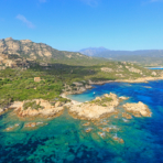 France, Corse du Sud (2A), Domaine de Murtoli (vue aerienne)